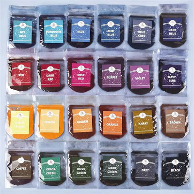 10g Powder Dye Fabric Dyes Textile Dyeing Garment Tie Dyeing Cotton Nylon Multifunctional Pigment For Old Clothes Refurbishment - Smarsty