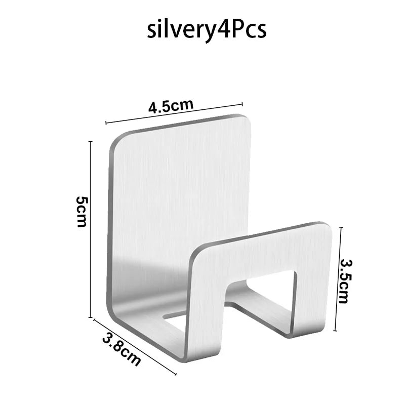 Stainless Steel Sink Tray Drainer Rack with Self Adhesive Hooks - Smarsty