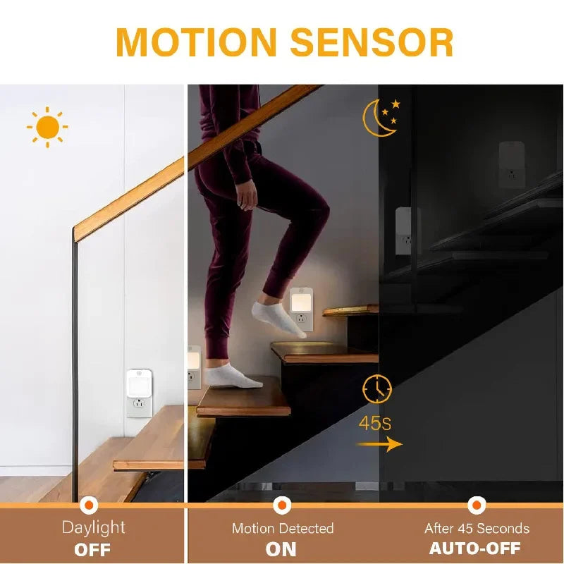 Motion Sensor LED Night Light for Children's Bedrooms - Smarsty