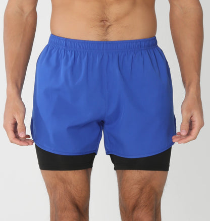 Gym Shorts Men Running Shorts with Liner Pockets Towel Loop Quick Dry Lightweight Workout Men's Breathable Athletic Sport Shorts - Smarsty