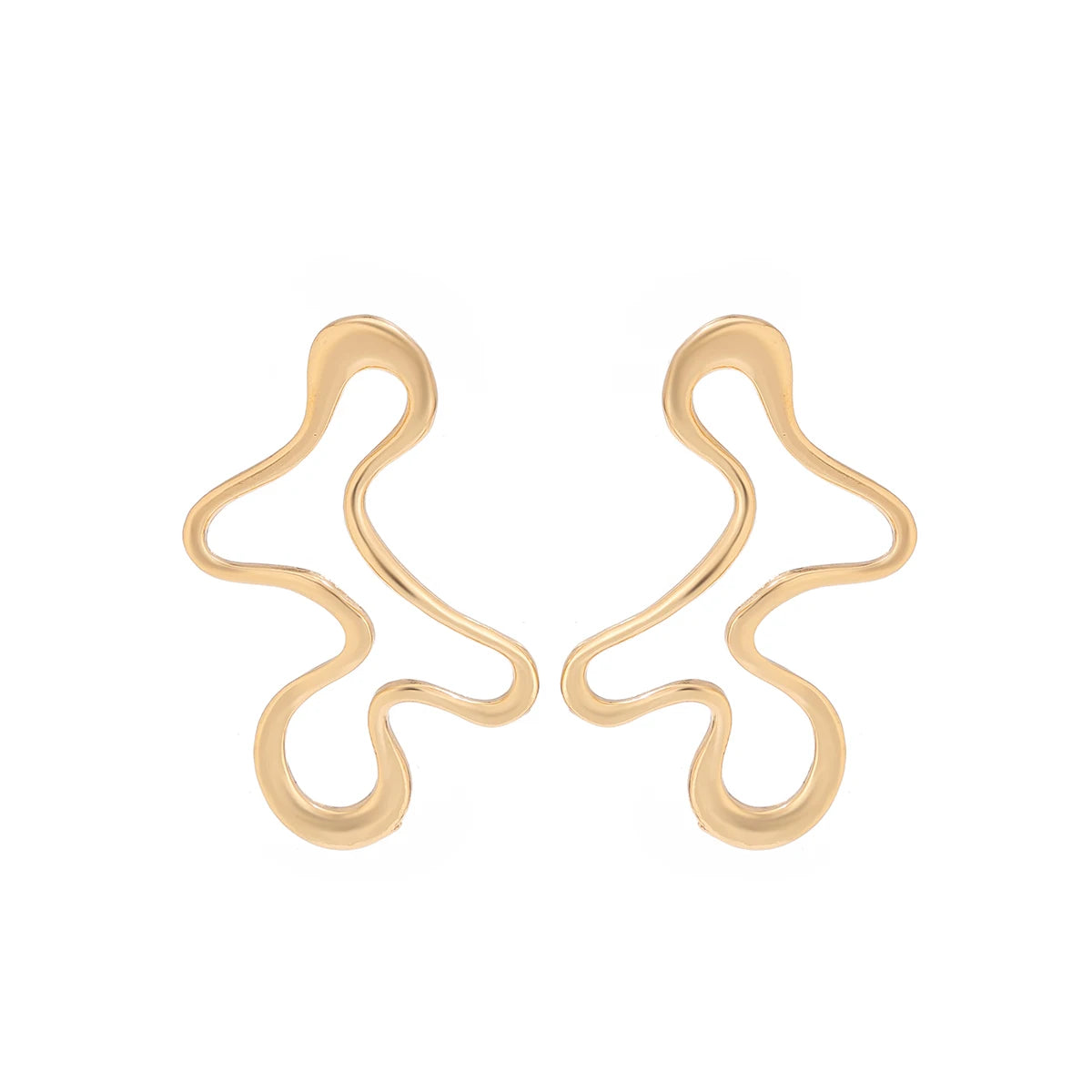 Minimalist Gold Geometric Stud Earrings for Women’s Style - Smarsty