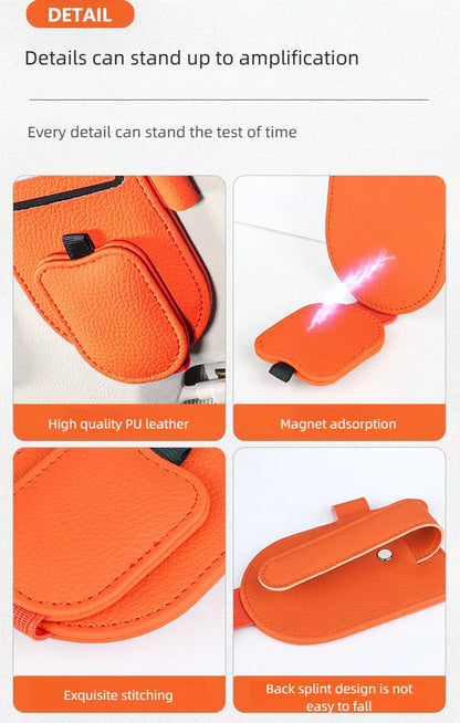 Magnetic Car Sunglasses Holder Sun Visor Clip for Glasses - Smarsty