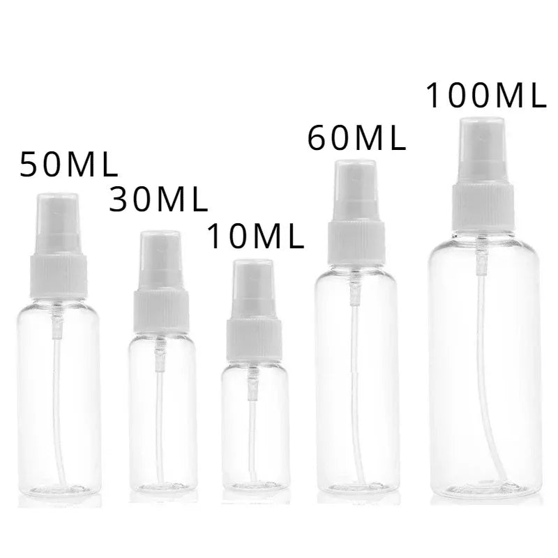 Refillable Clear Plastic Spray Bottles for Travel - Smarsty