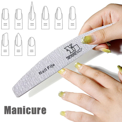 Professional Nail File Set with 5 Colors and Multiple Grits - Smarsty