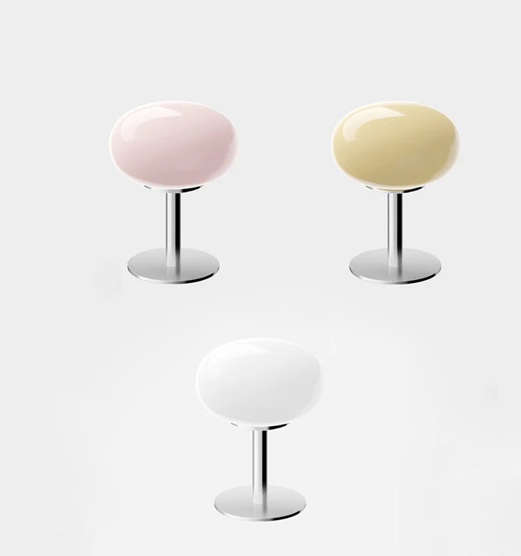 Macaron Glass Table Lamp with Dimming Feature for Bedroom Decor - Smarsty