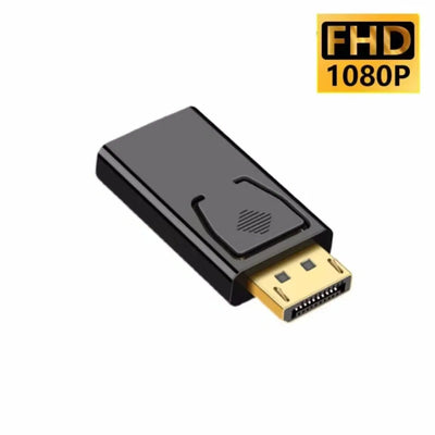 4K DP DisplayPort to HDMI-compatible Adapter Converter Display Port DP to HDMI-compatible HDTV Adapter Video Audio Laptop PC - Smarsty