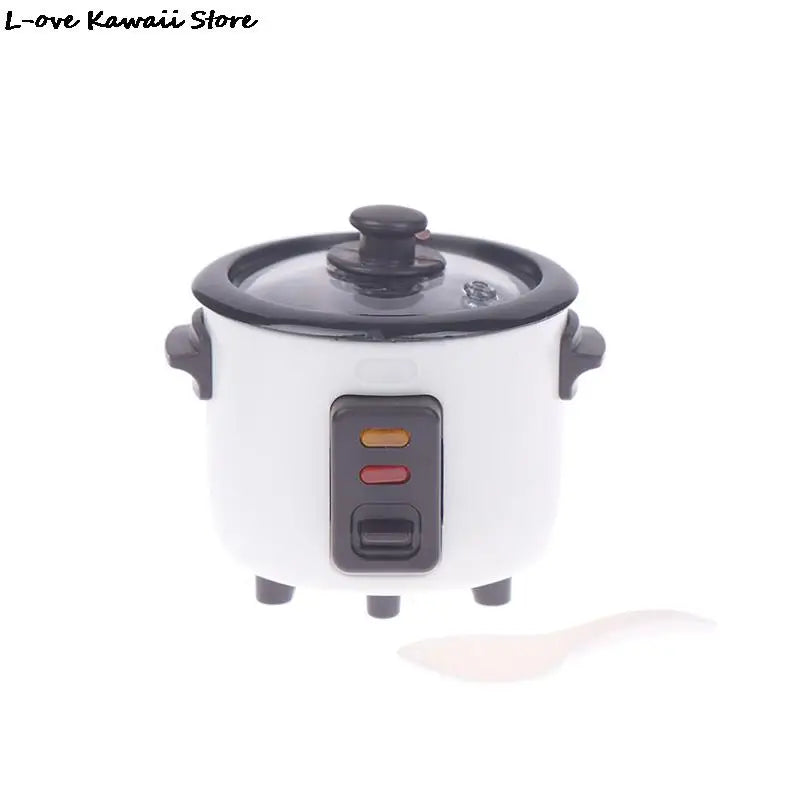 Miniature Dollhouse Furniture Set For Dolls House Mini Toy Kit Accessories TV Kitchen Home Fridge Kids Pretend Play Diy Figurine by Smarsty