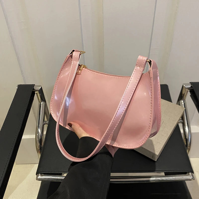 PU Leather Shoulder Bag For Women Retro Fashion Casual - Smarsty