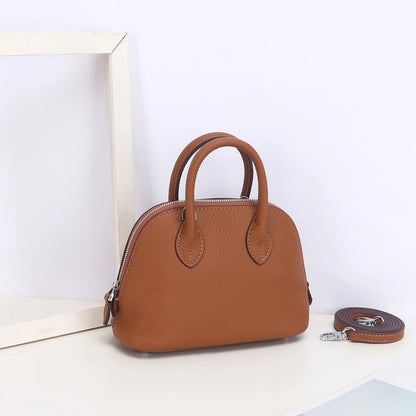 Cow Leather Shell Bag Crossbody Women Messenger Style - Smarsty