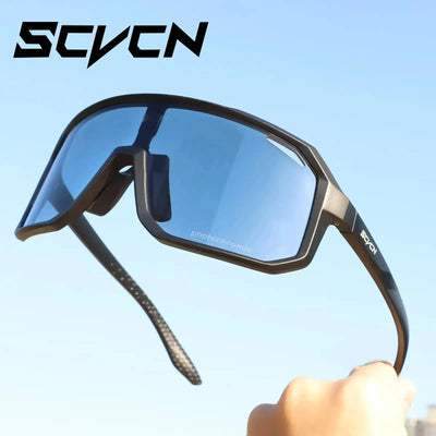 Cycling Glasses Photochromic Sunglasses Men Women Mountain Bike Road Eyewear New Bicycle Riding Outdoor Sports Hiking Goggles - Smarsty