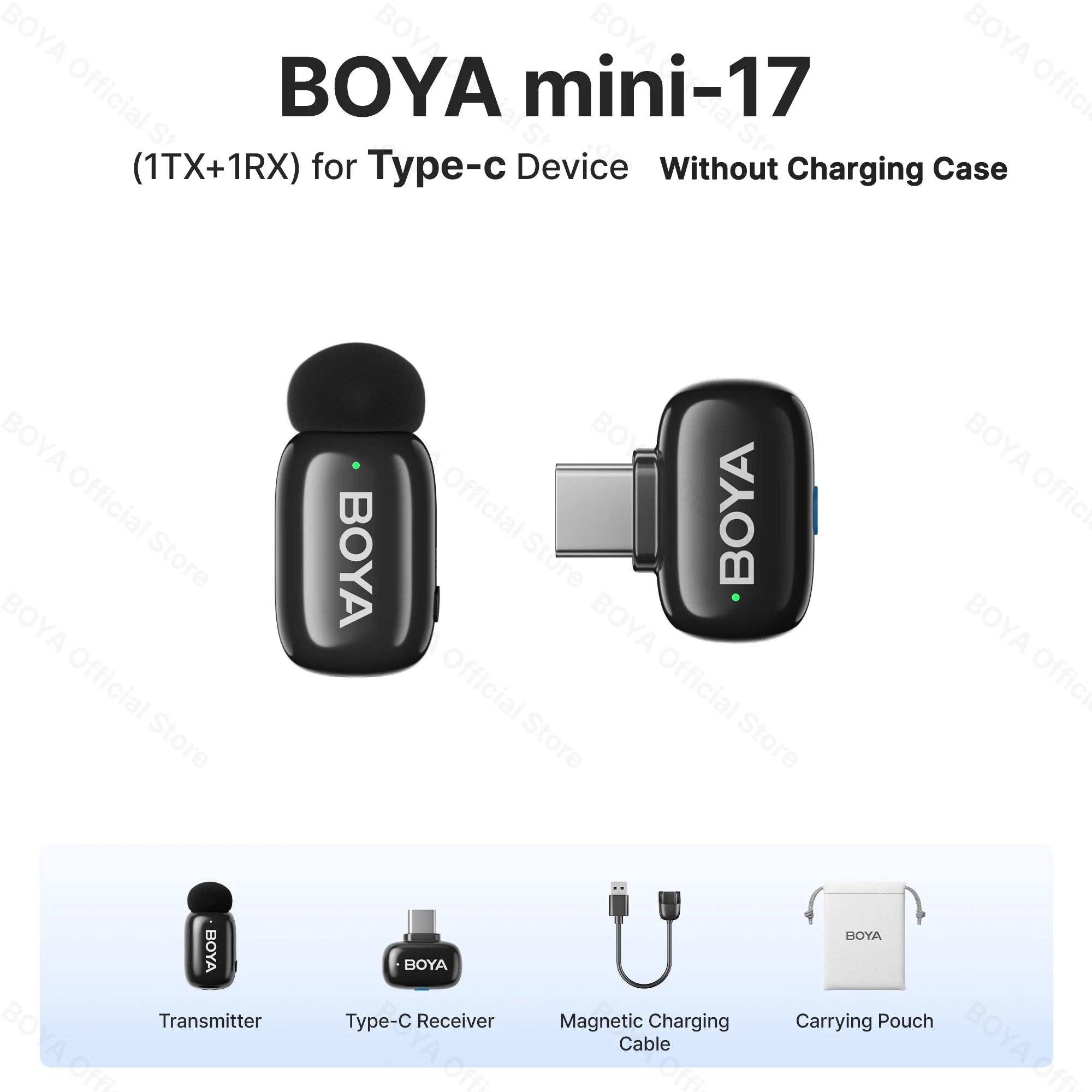 Boya Mini Wireless Lavalier Microphone for Mobile Recording - Smarsty