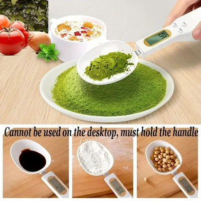 Mini Spoon Scale Digital Kitchen Scale Electronic LCD Food Scale 0.1-500g Cooking Flour Milk Coffee Powder Weight Measure Spoon by Smarsty