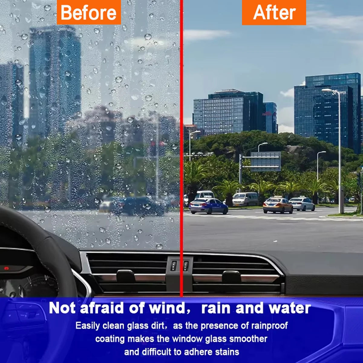 Car Windshield Glass Cleaner Oil Film Remover Sponge Brush - Smarsty