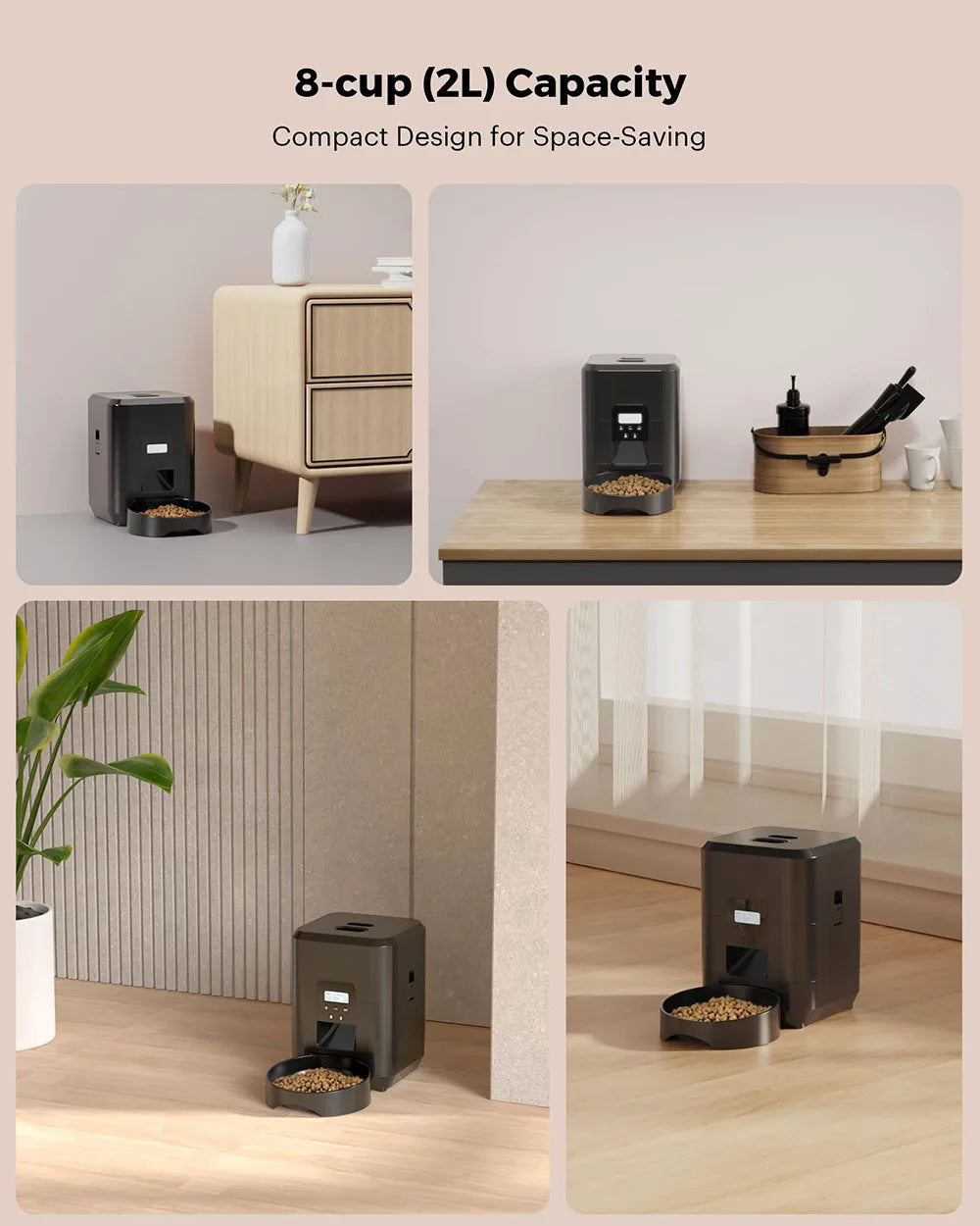 Smart 2L Pet Feeder for Cats and Dogs - Smarsty