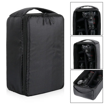 Waterproof DSLR Camera Bag Multi-functional Camera Backpack Outdoor Video Digital Camera Photo Case for Nikon Canon DSLR Lens - Smarsty