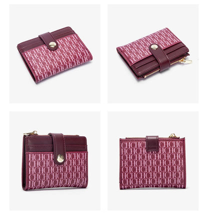 CH Women's Wallet Premium Sense Fashion Women's Card Bag Temperament Convenient Carrying Women's Small Bag Elegant High Quality - Smarsty