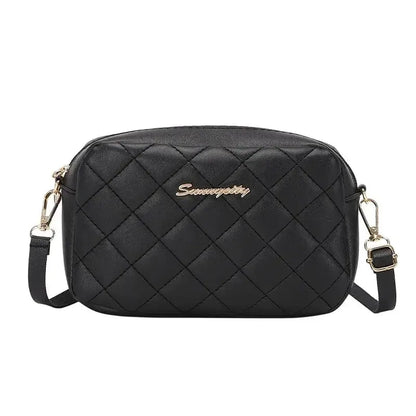 Embroidered Camera Bag Crossbody For Women Checkered - Smarsty