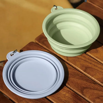 Collapsible Silicone Dog Bowls for Travel and Camping - Smarsty
