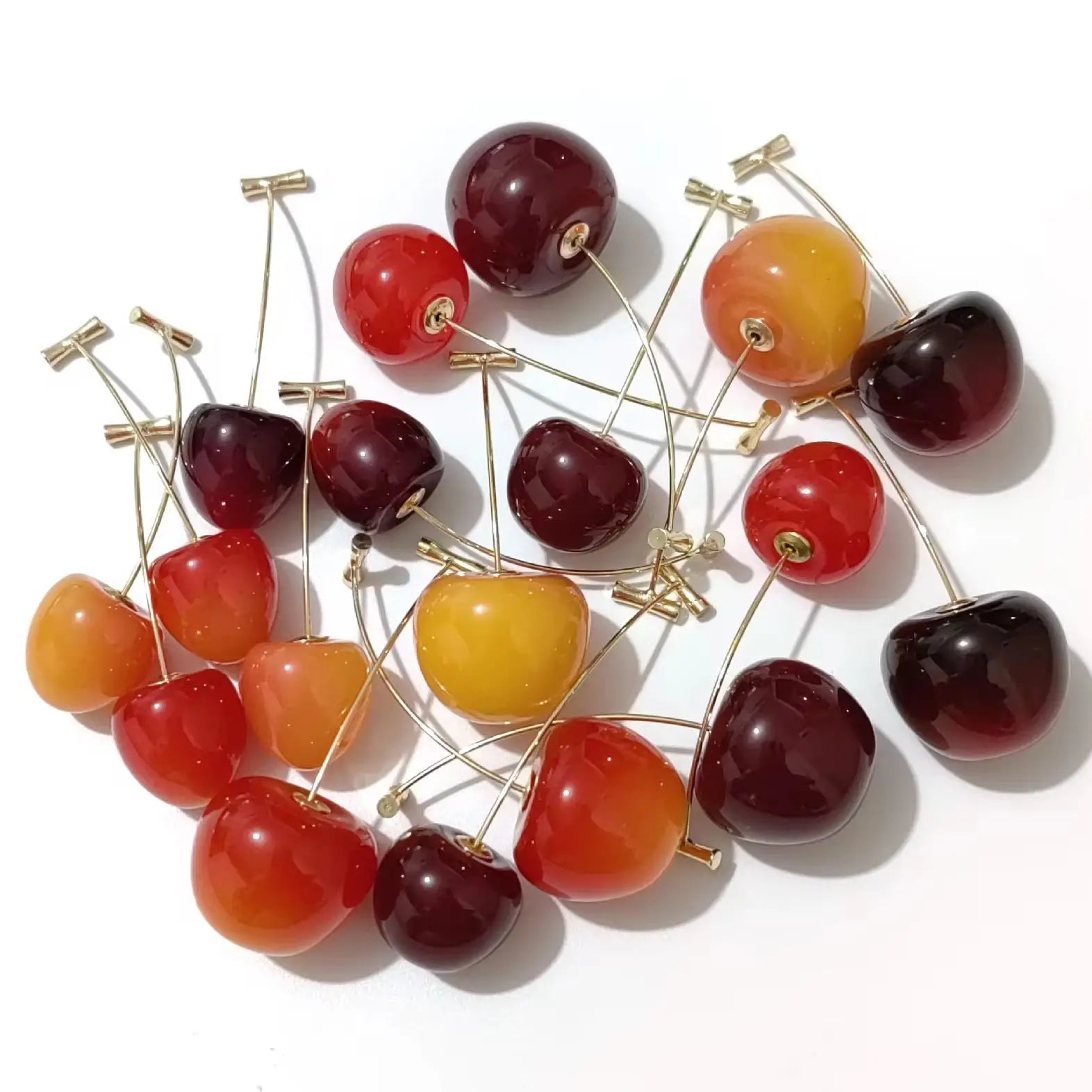 Cute Cherry Drop Earrings for Women - Trendy Summer Jewelry - Smarsty