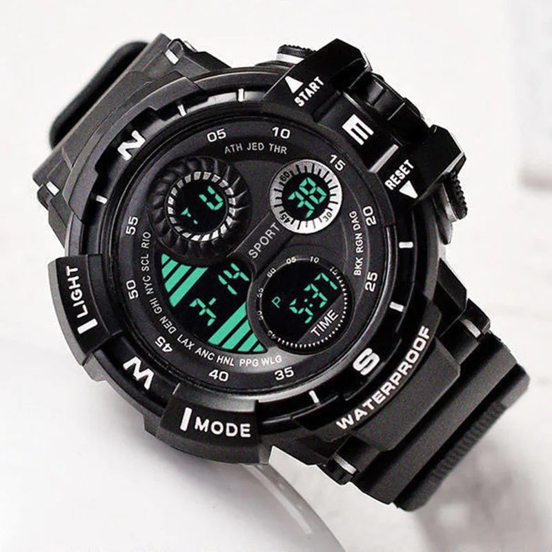 YIKAZE Waterproof Digital Sports Watch for Men - Smarsty