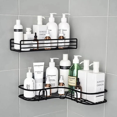 Corner Bathroom Shelf Wall Mounted No-Drill Organizer - Smarsty