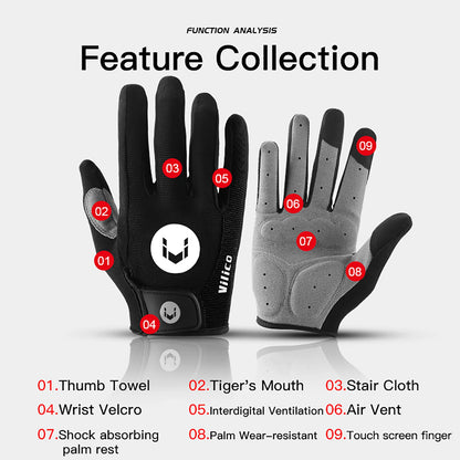Breathable Cycling Gloves Anti Shock MTB Gloves - Smarsty