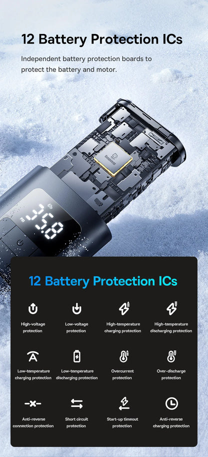 Wired And Wireless Car Air Pump 2in1 Portable Inflator - Smarsty