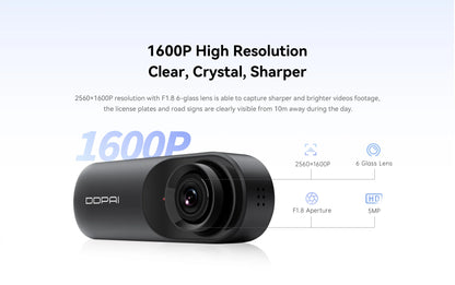 2.5K Dash Camera With WiFi Smart Connect And Recording - Smarsty