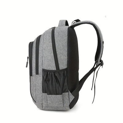 Large Capacity Backpack, Men's And Women's Student Computer BagMulti Pocket Waterproof And Wear-resistant Commuting Backpack,Chr - Smarsty
