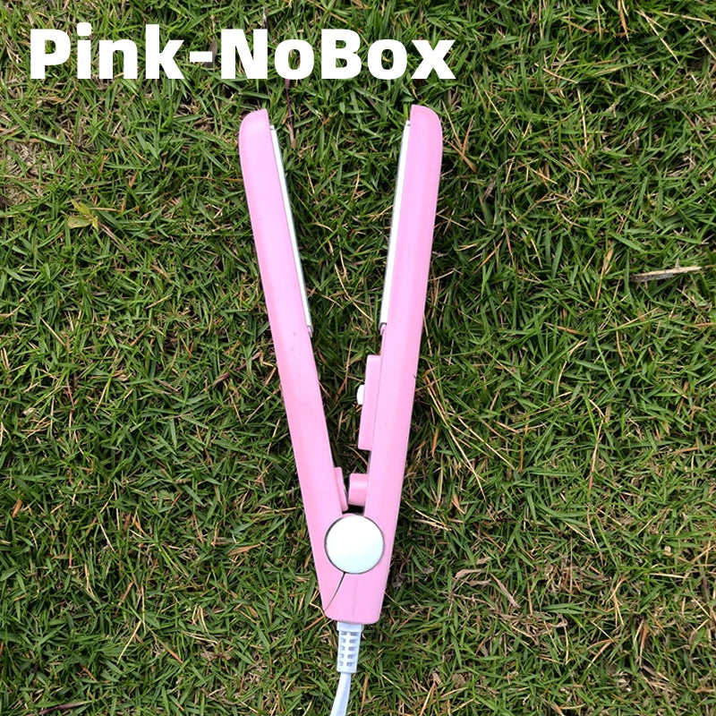 Mini Ceramic Hair Straightener and Curler for Quick Styling - Smarsty