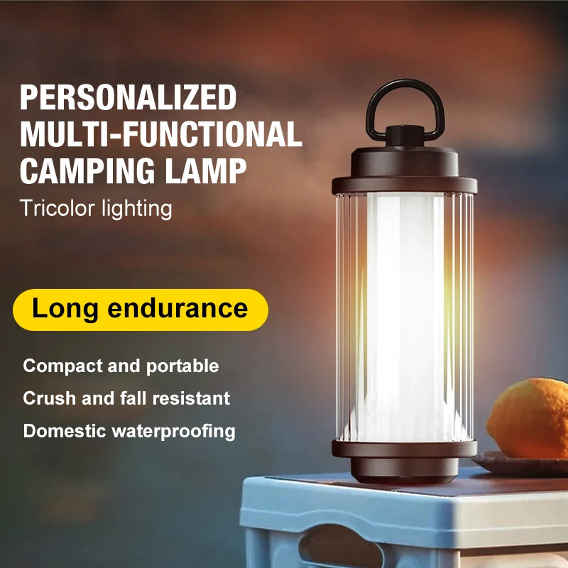Outdoor camping tools camping lights 5 kinds of lights adjustable ceiling can be connected with the bracket TYPE-C charging. by Smarsty