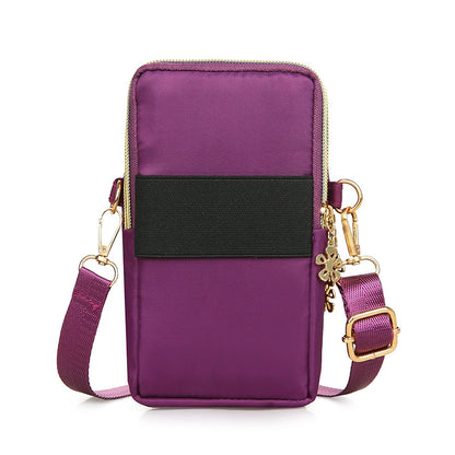 Womens Crossbody Phone Bag Mini Bag With Zipper Everyday Use - Smarsty