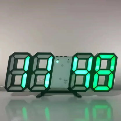 Digital Wall Clock with Alarm for Modern Home Decor - Smarsty