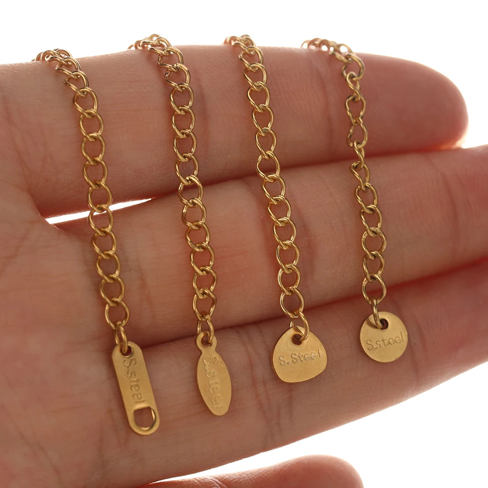 Stainless Steel Extension Chain With Secure Lobster Clasps - Smarsty