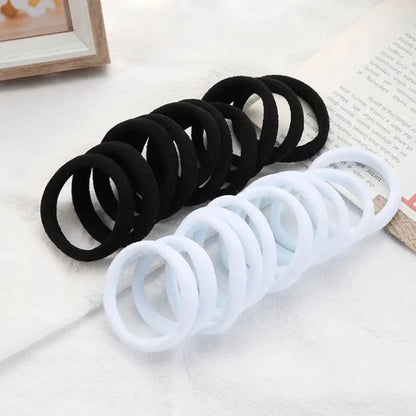 High Elastic Nylon Hair Bands 100 Pack Soft No Damage - Smarsty