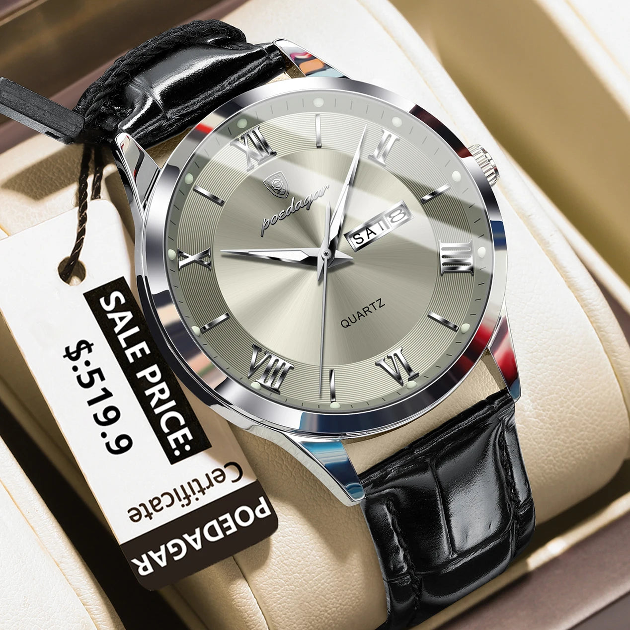 Luxury Waterproof Military Watch For Men with Luminous Dial - Smarsty