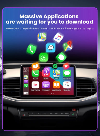 2in1 Wireless CarPlay And Android Auto Adapter Plug And Play - Smarsty