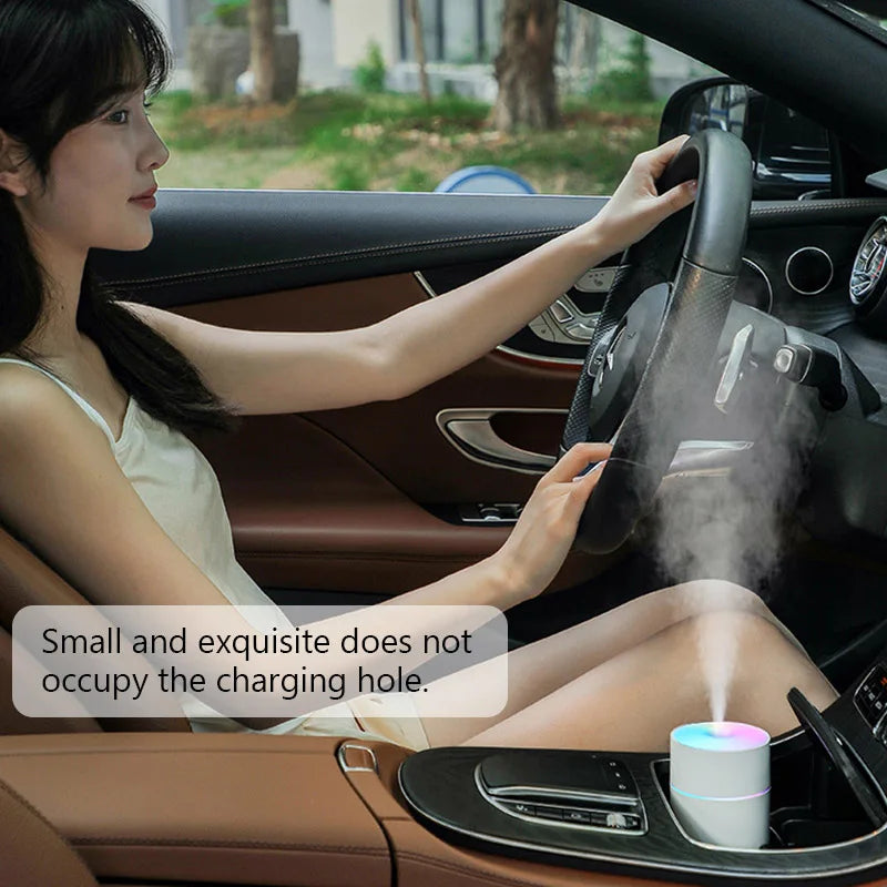 Colorful Portable USB Air Humidifier With Aromatherapy Feature - Smarsty