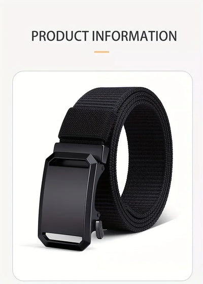 Canvas Tactical Belt For Men With Automatic Buckle - Smarsty