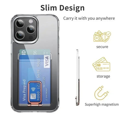 Magnetic Card Holder for iPhone - Smarsty