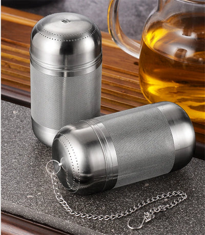 Tea Strainer Stainless Steel Tea Infuser Tea Leaves Spice Seasoning Ball Strainer Teapot Fine Mesh Coffee Filter Teaware - Smarsty