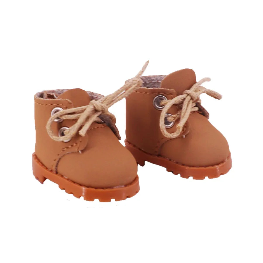 3.8cm Doll Shoes For labubu 17cm Plush Doll Clothes Accessories Girl's Toys ,Christmas Festival Birthday Gift