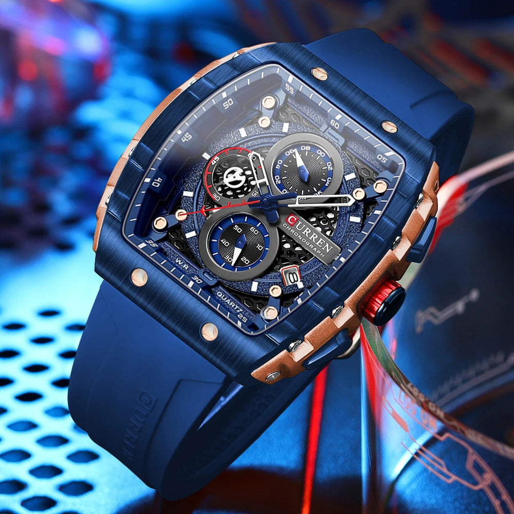 Curren Sports Large Dial Casual Quartz Watch - Smarsty