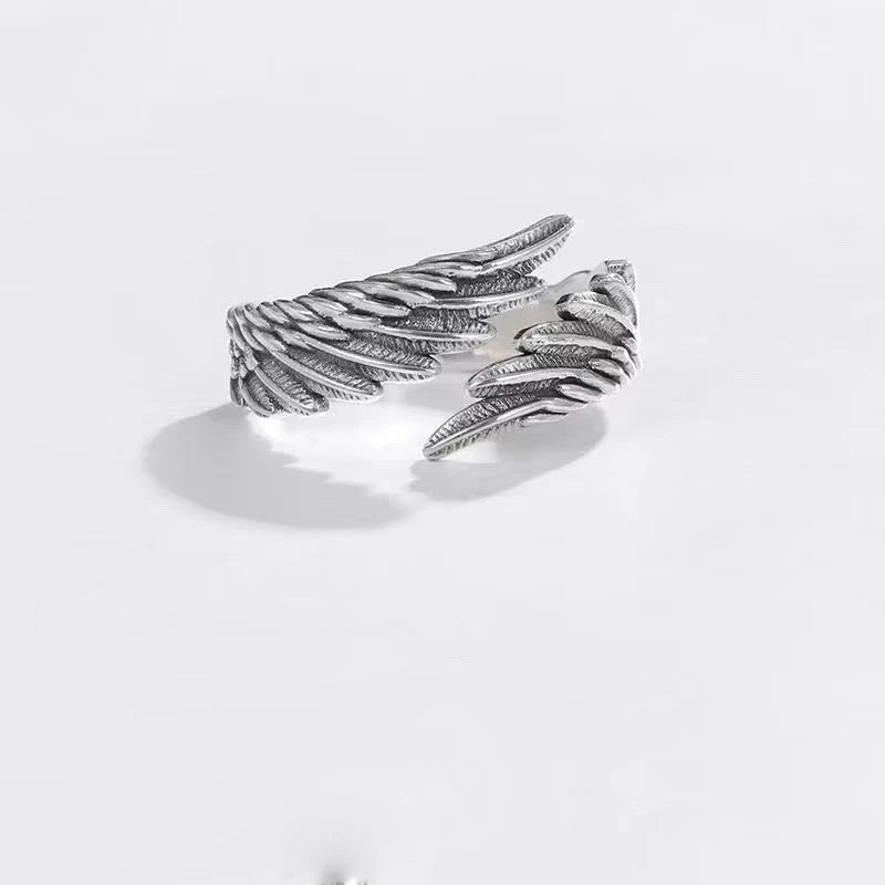 Punk Angel Demon Wing Couples Rings Set - Smarsty