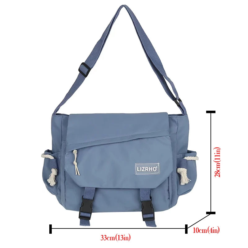 Nylon One Shoulder Crossbody Bag Large Capacity Travel - Smarsty