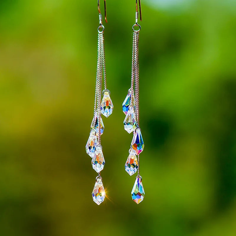 Irregular Tassel Drop Earrings for Women Fashion Accessories - Smarsty