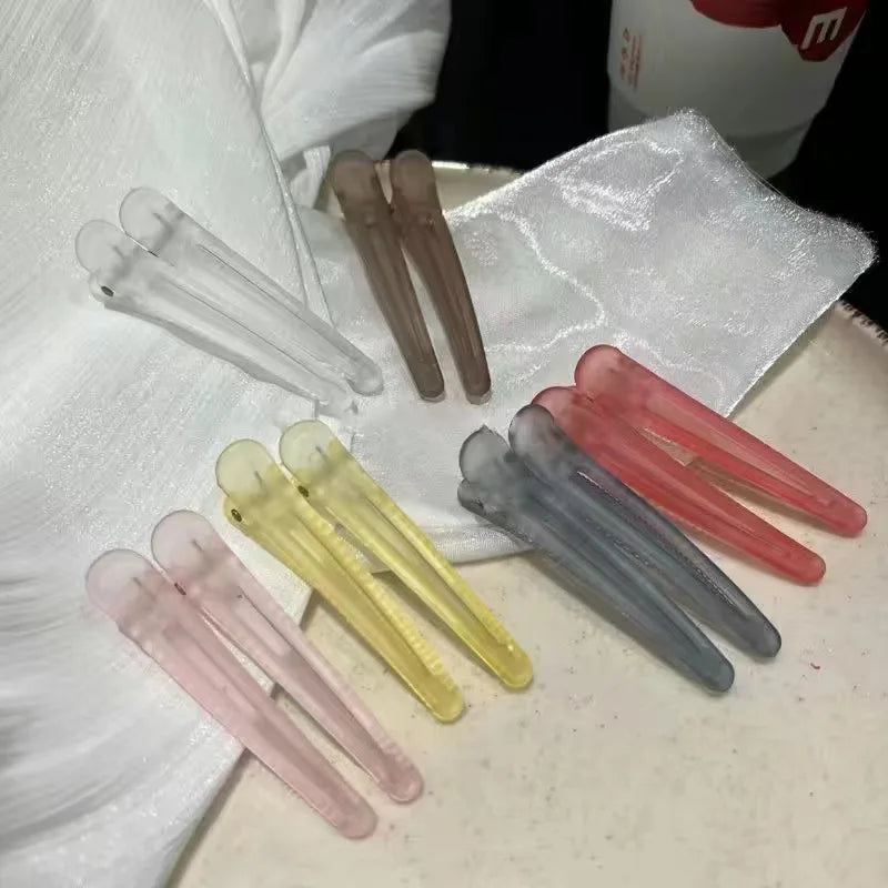 Professional Plastic Hairdressing Duckbill Clips for Styling - Smarsty