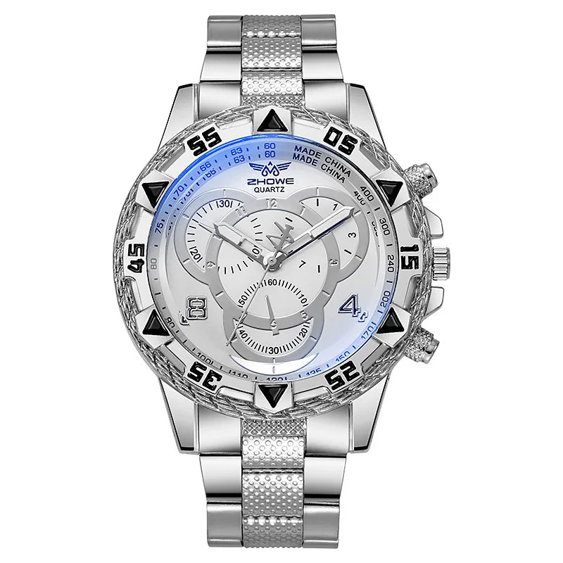 Fashion Male Business Dress Quartz Wrist Watch for Men - Smarsty