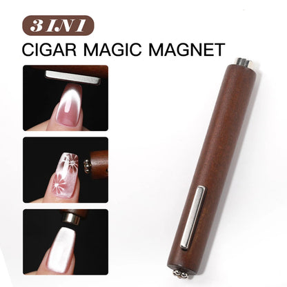 3 In 1 Multifunctional Cat Eye Nail Art Magnet - Smarsty