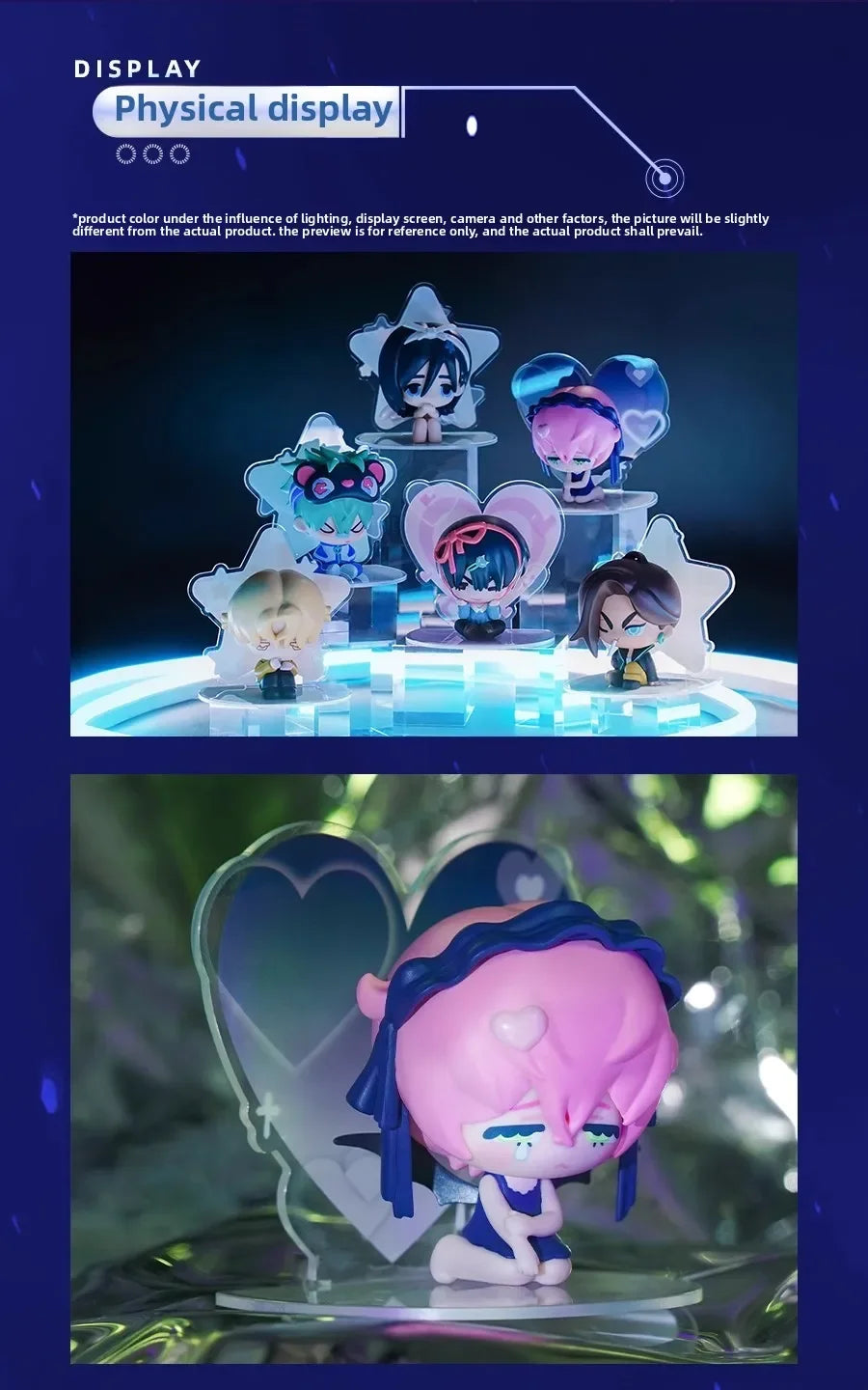 6PCS Blind Box Alien Stage Free Stage Series TILL Two-dimensional Animation Peripherals Collection Model Doll Surprise Gifts Toy by Smarsty